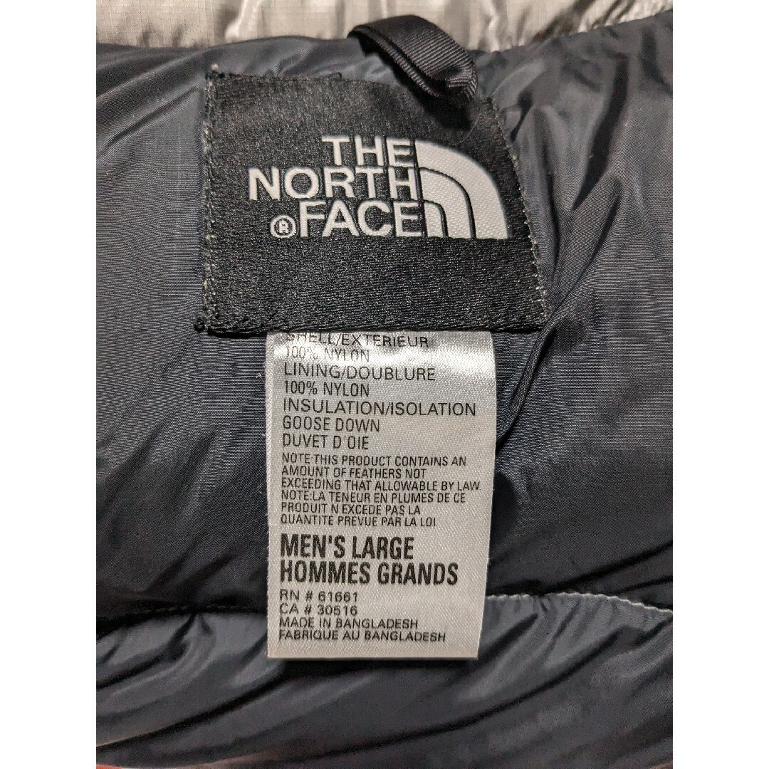 THE NORTH FACE(ザノースフェイス)の超入手困難 激レア ノースフェイス ヌプシ ダウン メンズ L シルバーグレー系 メンズのジャケット/アウター(ダウンジャケット)の商品写真