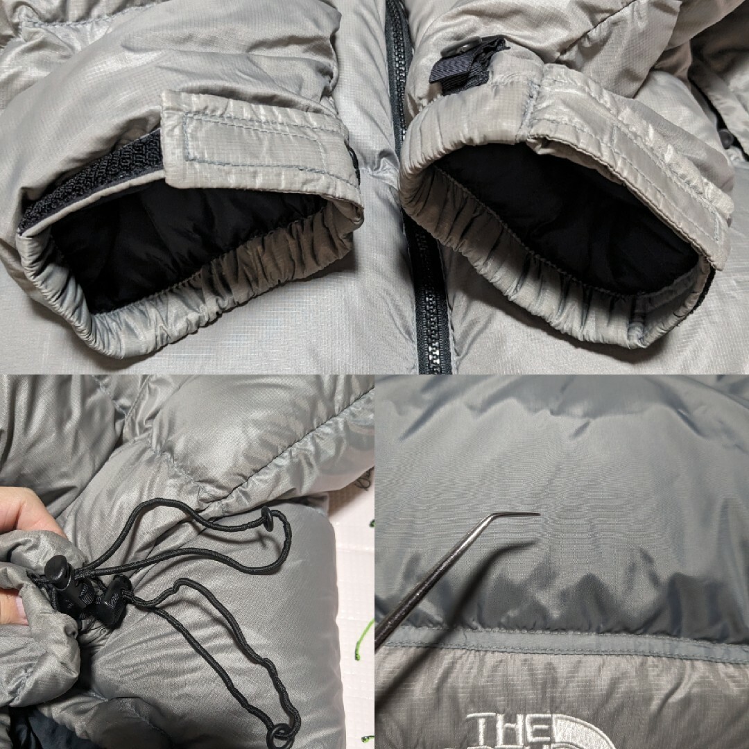 THE NORTH FACE(ザノースフェイス)の超入手困難 激レア ノースフェイス ヌプシ ダウン メンズ L シルバーグレー系 メンズのジャケット/アウター(ダウンジャケット)の商品写真