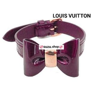 ルイヴィトン(LOUIS VUITTON)のLOUIS VUITTON リボンバングル ブレスレット   アマラント(ブレスレット/バングル)