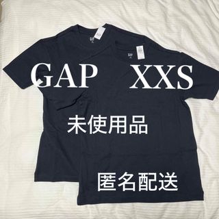 ギャップ(GAP)のGAPメンズXXS Tシャツ タグ付き　新品未使用　ブラック2枚セット(Tシャツ/カットソー(半袖/袖なし))