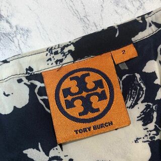 【美品】トリーバーチ-TORY BURCH-シルクフラワーブラウス