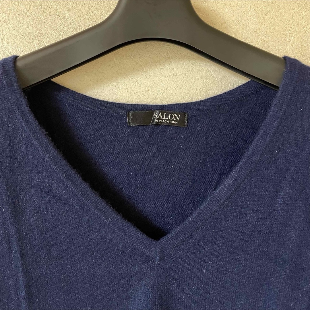 PEACH JOHN(ピーチジョン)のSALON by PEACH JOHN ピーチジョン ニットワンピース カシミヤ レディースのワンピース(ミニワンピース)の商品写真