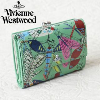 ヴィヴィアンウエストウッド(Vivienne Westwood)の新品【ヴィヴィアンウエストウッド】本革 MESSY BUGS がま口折り財布(財布)