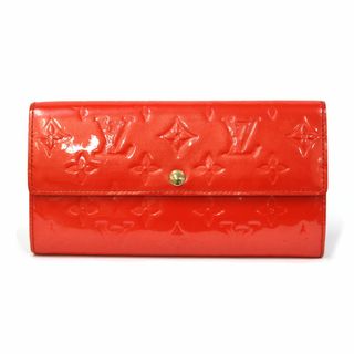 ヴィトン(LOUIS VUITTON) ヴェルニ 財布(レディース)（オレンジ/橙色系