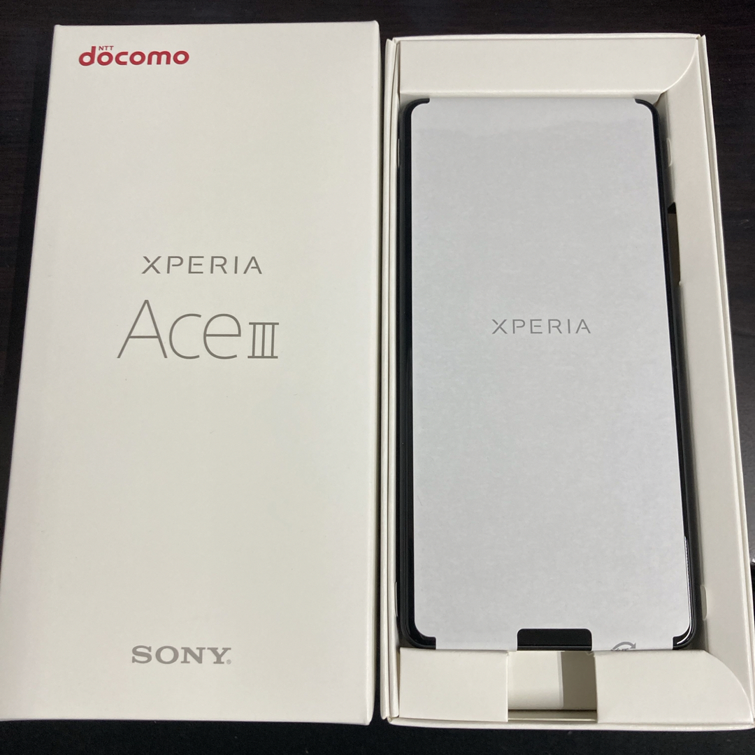 Xperia(エクスペリア)のSONY Xperia Ace III SO-53C ブラック スマホ/家電/カメラのスマートフォン/携帯電話(スマートフォン本体)の商品写真