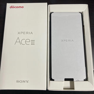 エクスペリア(Xperia)のSONY Xperia Ace III SO-53C ブラック(スマートフォン本体)