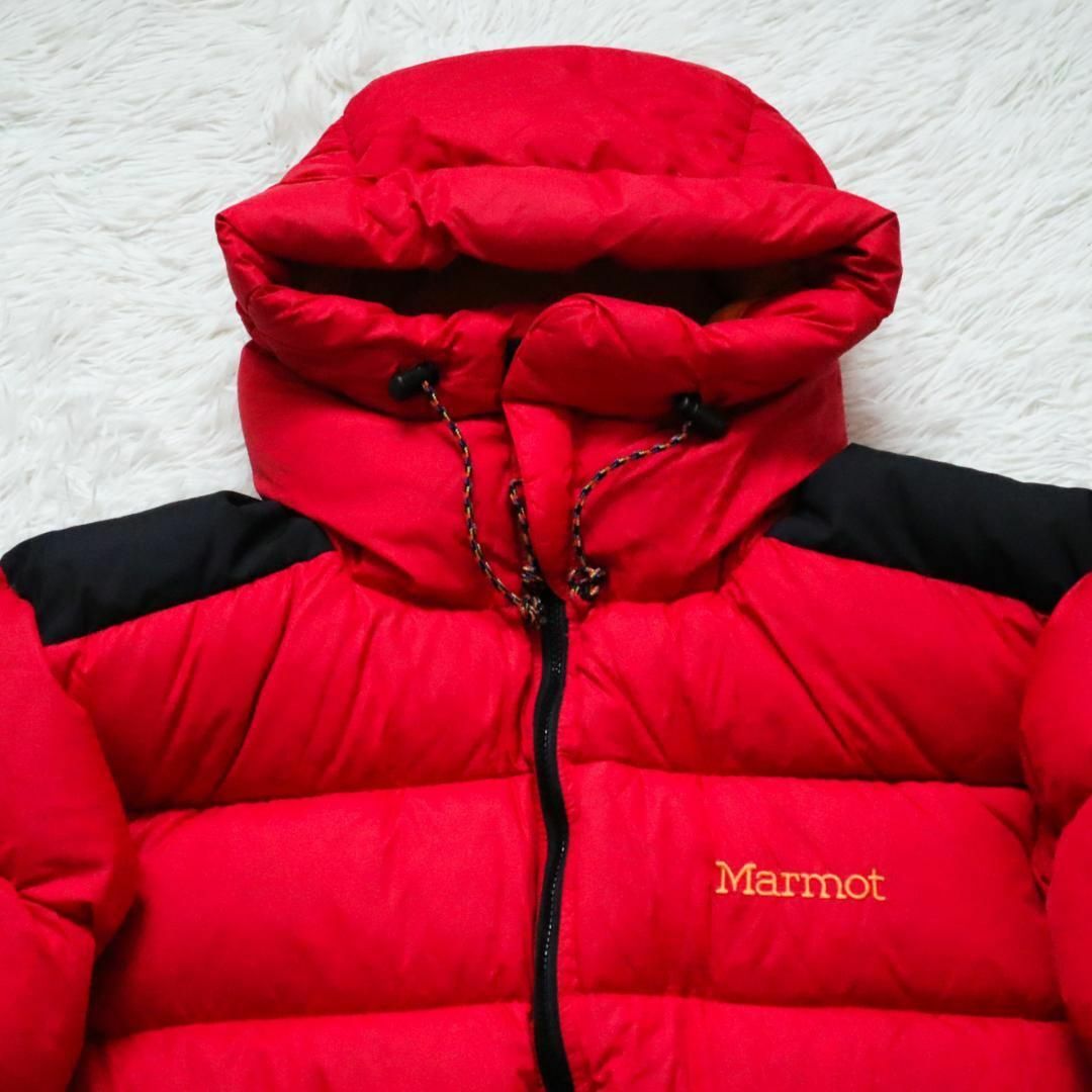 MARMOT(マーモット)の90s マーモット/Marmot パルバットパーカー ダウンジャケット レッド メンズのジャケット/アウター(ダウンジャケット)の商品写真