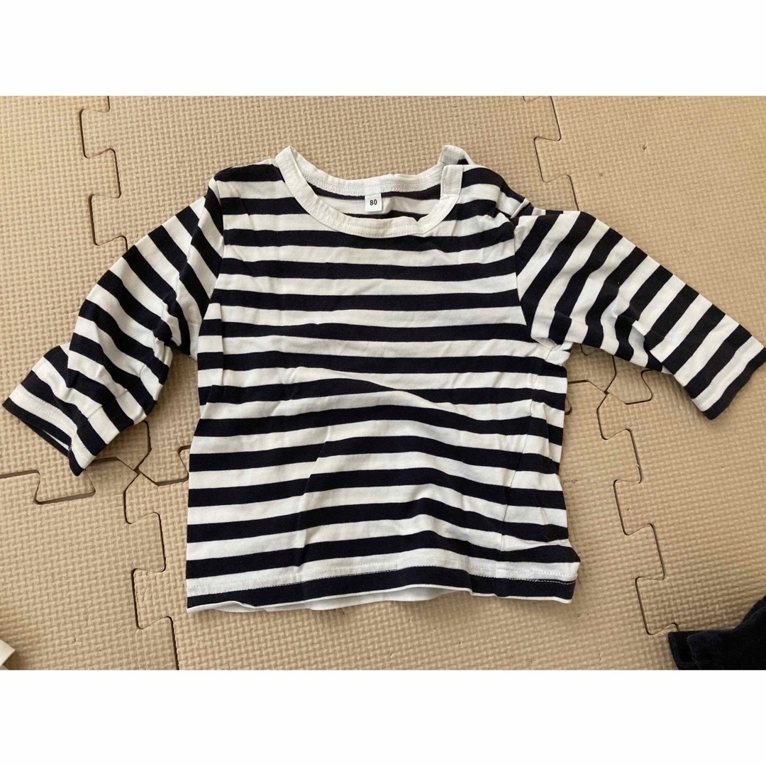 mikihouse(ミキハウス)の長袖Ｔシャツ　まとめ売り キッズ/ベビー/マタニティのベビー服(~85cm)(Ｔシャツ)の商品写真