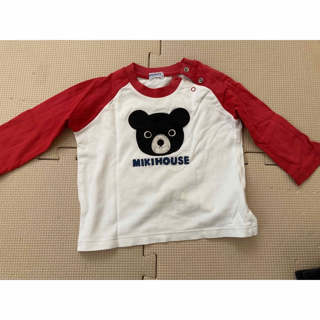 mikihouse(ミキハウス)の長袖Ｔシャツ　まとめ売り キッズ/ベビー/マタニティのベビー服(~85cm)(Ｔシャツ)の商品写真