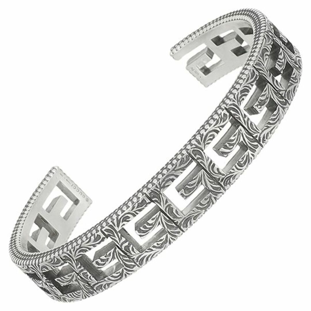GUCCI - グッチ バングル ブレスレット アクセサリー メンズ レディース シルバー 19cm 新品 1451