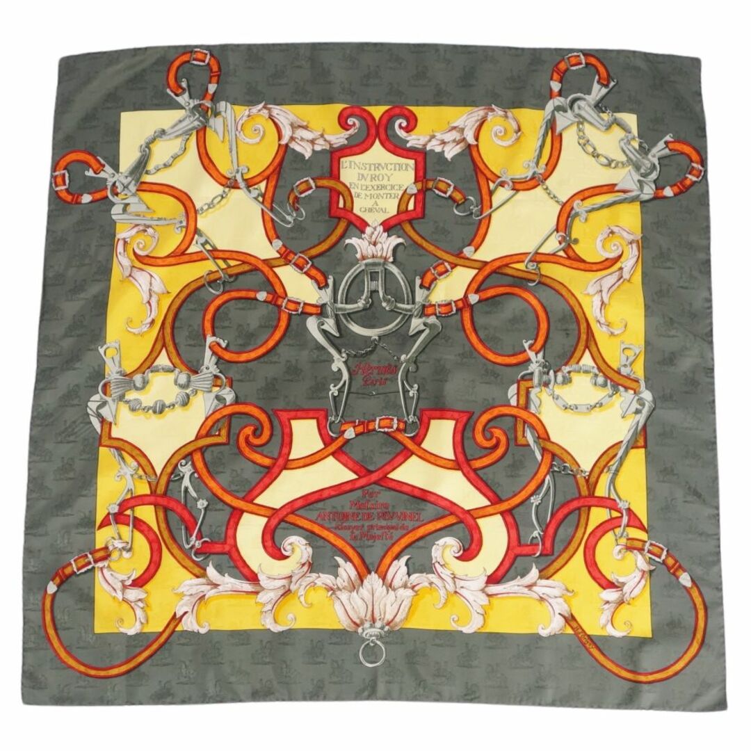 HERMES - 美品 エルメス HERMES スカーフ カレ90 L'INSTRVCTION HERMES - 美品 エルメス HERMES スカーフ カレ90 L'INSTRVCTION