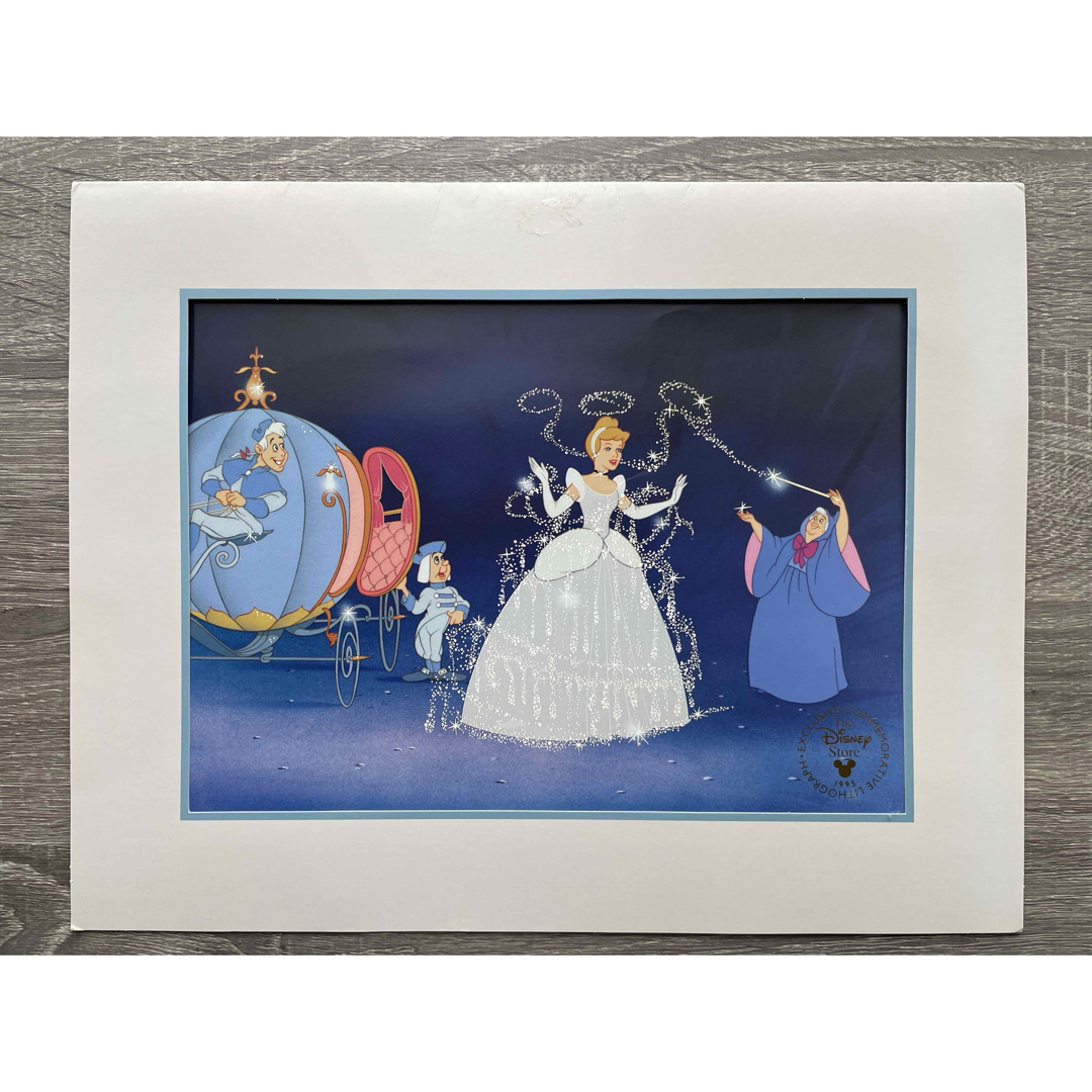 Disney(ディズニー)のWalt Disney’s Cinderella Lithograph  エンタメ/ホビーの美術品/アンティーク(版画)の商品写真