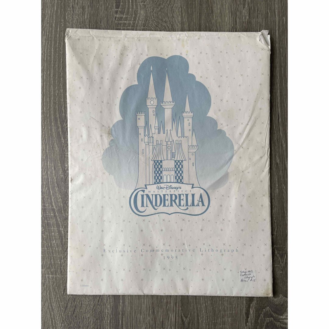 Disney(ディズニー)のWalt Disney’s Cinderella Lithograph  エンタメ/ホビーの美術品/アンティーク(版画)の商品写真