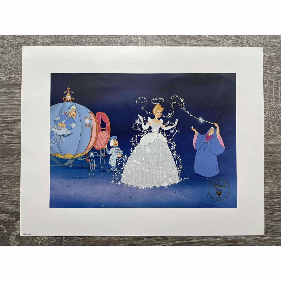 Disney(ディズニー)のWalt Disney’s Cinderella Lithograph  エンタメ/ホビーの美術品/アンティーク(版画)の商品写真