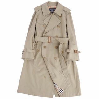 バーバリー(BURBERRY)の美品 Vintage バーバリー Burberrys コート トレンチコート コットン100％ 裏チェック アウター メンズ 90-165(S相当) カーキ(トレンチコート)