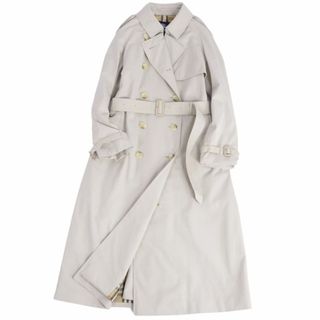 バーバリー(BURBERRY)の美品 バーバリー ロンドン BURBERRY LONDON コート トレンチコート コットン100％ 裏チェック アウター レディース 11AR(L相当) ライトグレー(トレンチコート)