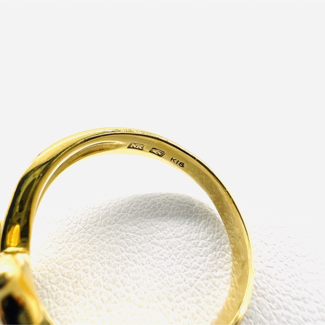 リュバン様専用 K18  リボン リング   レディースのアクセサリー(リング(指輪))の商品写真