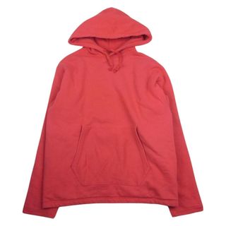 テンダーロイン(TENDERLOIN)のTENDERLOIN テンダーロイン 16AW T-PARKA UNEMPLOYED プリント プルオーバー スウェット パーカー レッド系 S【中古】(パーカー)