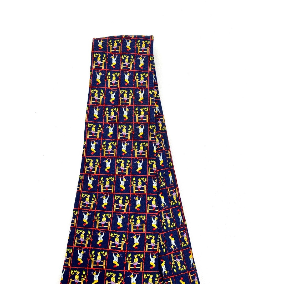 Salvatore Ferragamo(サルヴァトーレフェラガモ)のサルヴァトーレ フェラガモ　 シルク製 ネクタイ USED品 22122101 メンズのファッション小物(ネクタイ)の商品写真