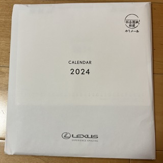 トヨタ(トヨタ)の新品　レクサス カレンダー 卓上カレンダー 2024(カレンダー/スケジュール)