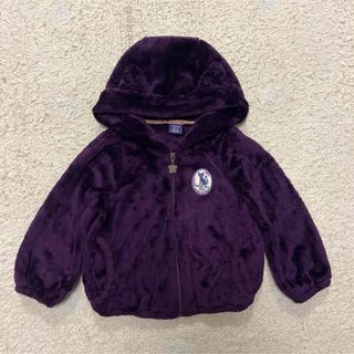 アナスイミニ(ANNA SUI mini)のアナスイミニ  ネコミミ　ボア　パーカー　90(ジャケット/上着)