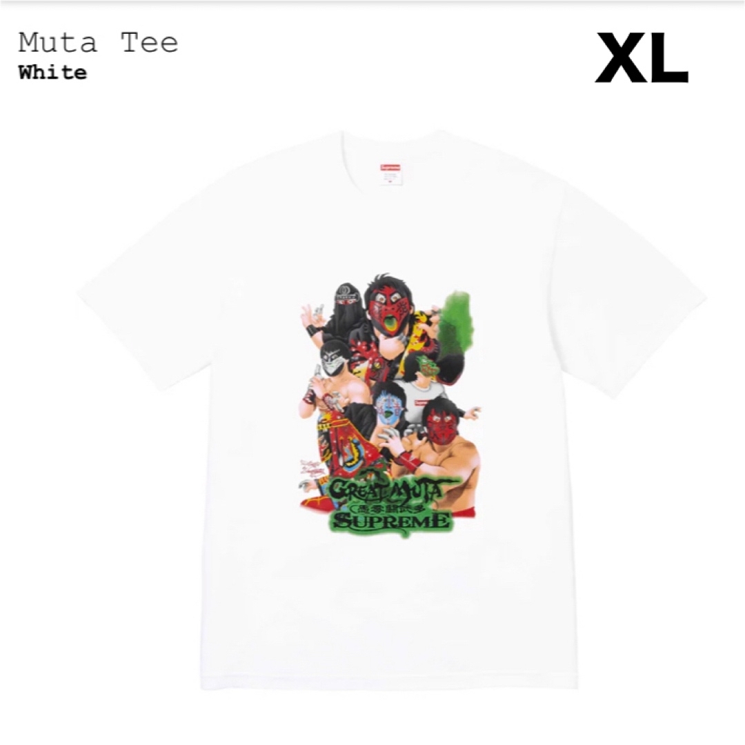 新着商品 Supreme Tee Men Royal White Muta Tee Supreme WHITE XL