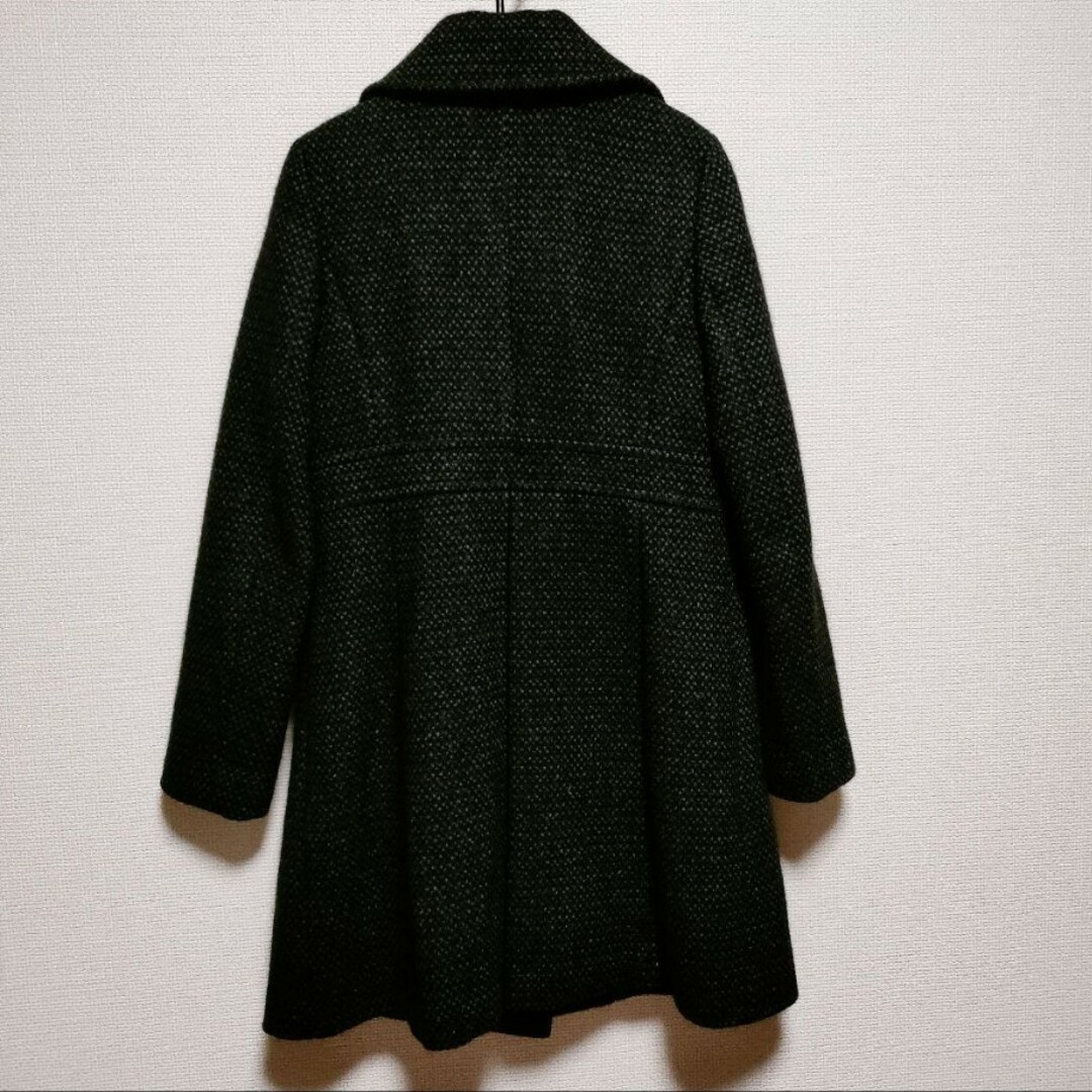 336【極美品】UNTITLED アンタイトル ロングコート アンゴラ混  9