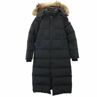 カナダグース(CANADA GOOSE)のカナダグース ダウンコート M ブラック CANADA GOOSE レディース 古着 【231219】(ダウンコート)