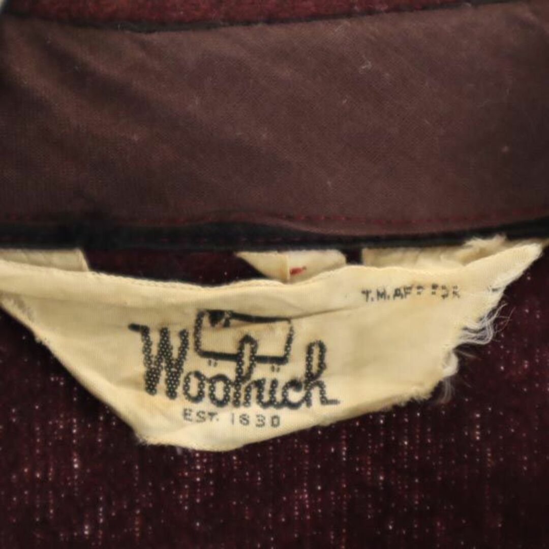 WOOLRICH(ウールリッチ)のウールリッチ 60s 70s  ヴィンテージ 白タグ 長袖 シャツ L ブラウン系 WOOLRICH メンズ 古着 【231219】 メンズのトップス(シャツ)の商品写真