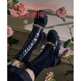 ハーリップトゥ(Her lip to)の【新品未使用・正規品】Crystal Lace-Up Ankle Boots(ブーツ)