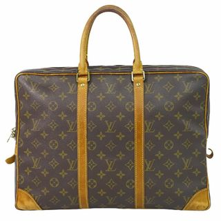 ルイヴィトン(LOUIS VUITTON)の本物 ルイヴィトン LOUIS VUITTON LV ポルトドキュマン ヴォワヤージュ モノグラム ビジネスバッグ ハンドバッグ ブラウン M53361 ビトン バッグ 中古	(ビジネスバッグ)