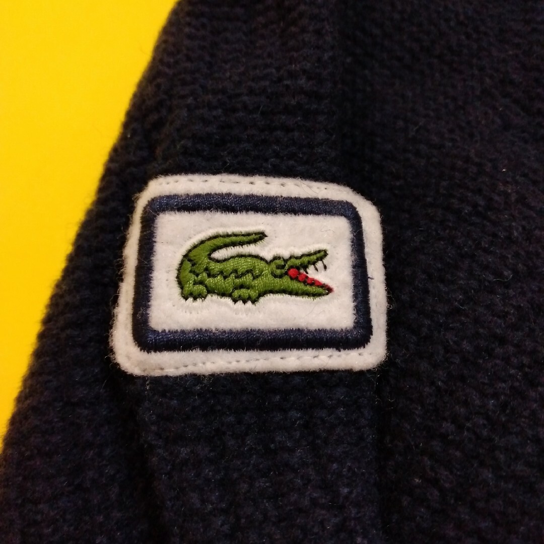 LACOSTE(ラコステ)のラコステ LACOSTE ウール アルパカ ニット セーター M ネイビー メンズのトップス(ニット/セーター)の商品写真