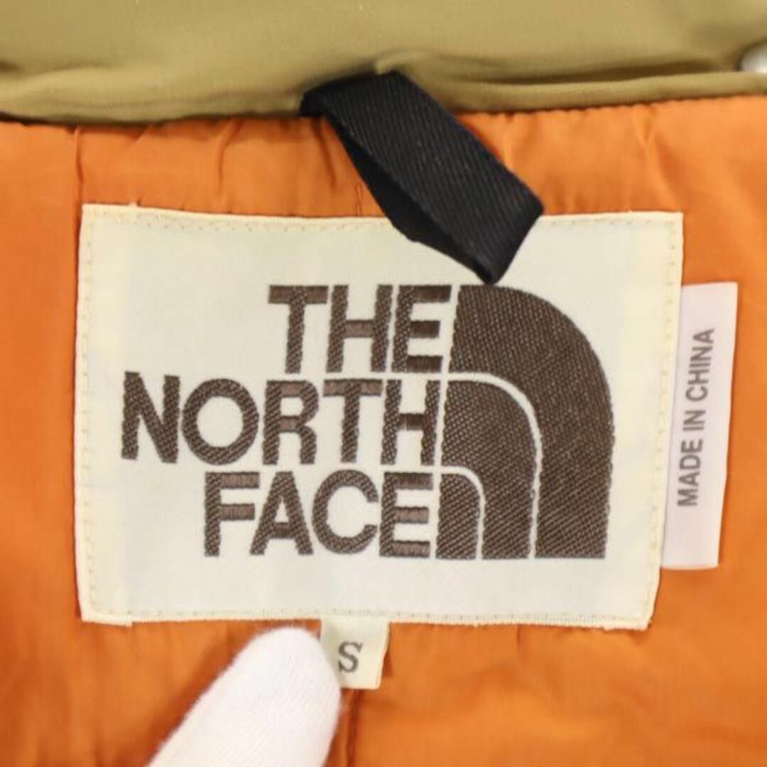 ザノースフェイス 茶タグ アウトドア 中綿 ダウンコート S ベージュ THE NORTH FACE フード メンズ  【231219】ブランド