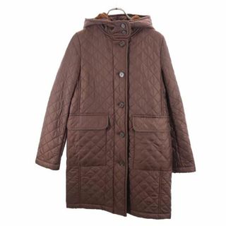 マッキントッシュ(MACKINTOSH)のマッキントッシュ キルティングコート 38 ブラウン Mackintosh LONDON 裏ファー フード レディース 古着 【231219】(その他)