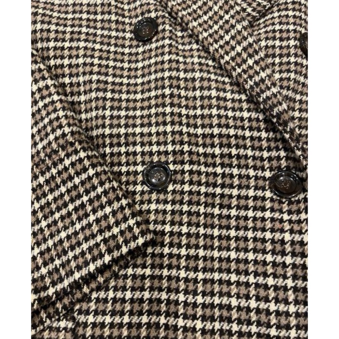 千鳥柄コート レディースのジャケット/アウター(ロングコート)の商品写真