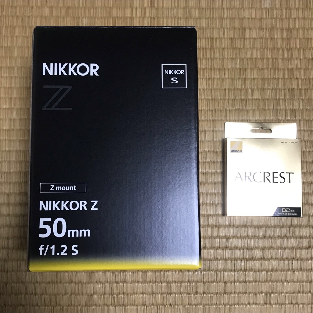 Nikon Z 50mm F1.2 純正フィルター付き