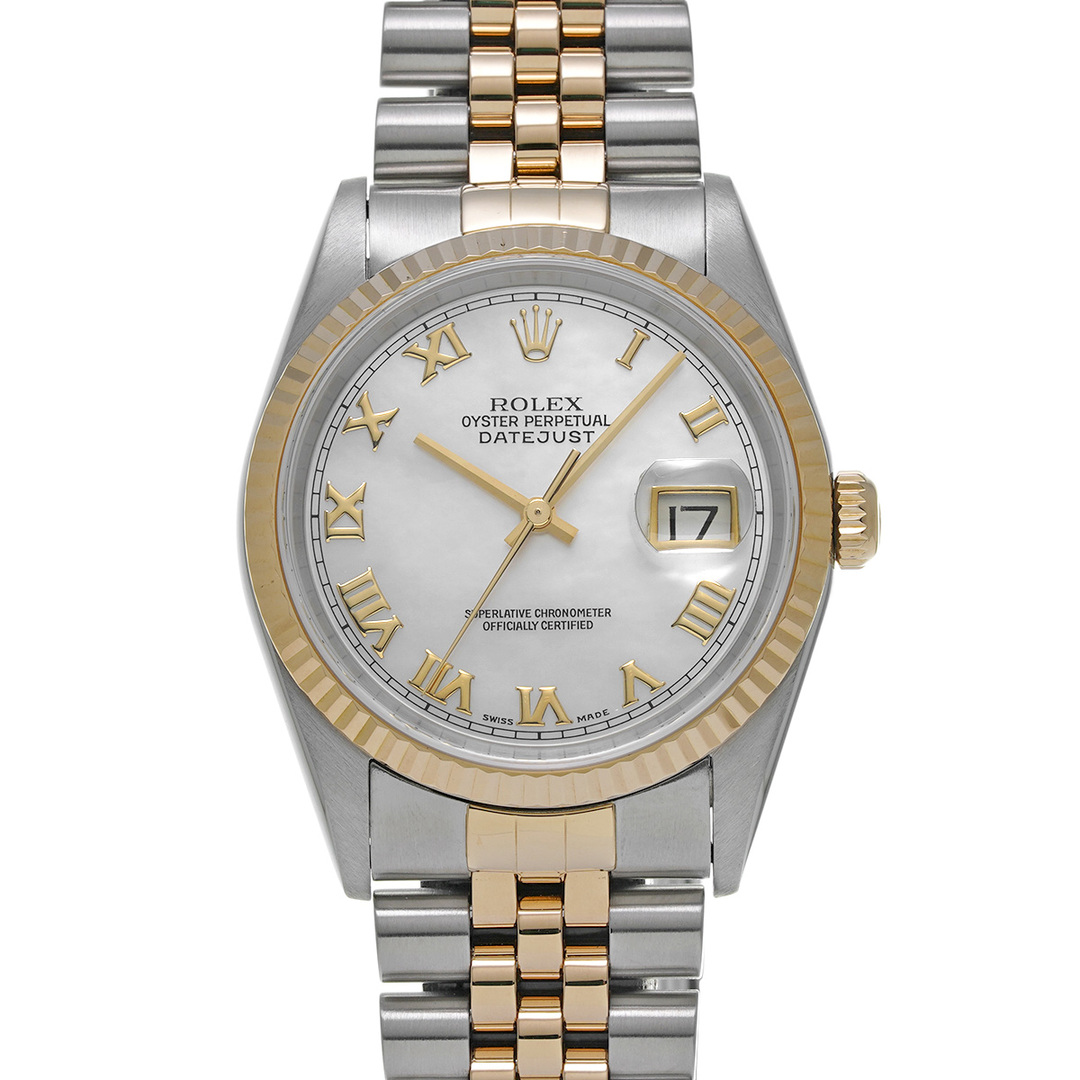 ROLEX(ロレックス)の中古 ロレックス ROLEX 16233NR U番(1997年頃製造) ホワイトシェル メンズ 腕時計 メンズの時計(腕時計(アナログ))の商品写真