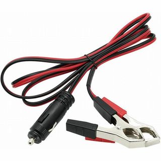 (新品送料無料) 12V 自動車用　バッテリー充電ケーブル ヒューズなし(メンテナンス用品)