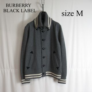 バーバリーブラックレーベル(BURBERRY BLACK LABEL)のBURBERRY BLACK LABEL デザイン ニットジャケット ブルゾン(ブルゾン)