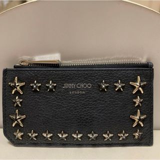 ジミーチュウ(JIMMY CHOO)のジミーチュウ　コインケース　カードケース　スタッズ　レザー(コインケース)