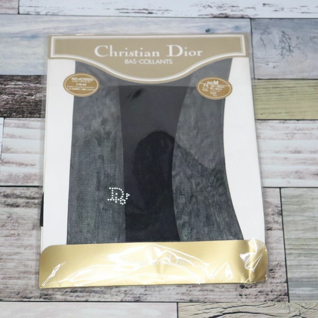 Christian Dior(クリスチャンディオール)の【Christian Dior】3足セット　パンスト 　ノアール＆アイボリー レディースのレッグウェア(タイツ/ストッキング)の商品写真