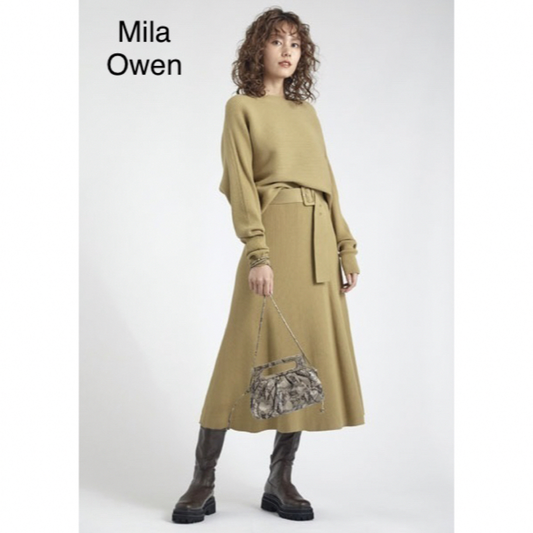 Mila Owen(ミラオーウェン)のMila Owen 横編みニットセットアップ レディースのレディース その他(セット/コーデ)の商品写真