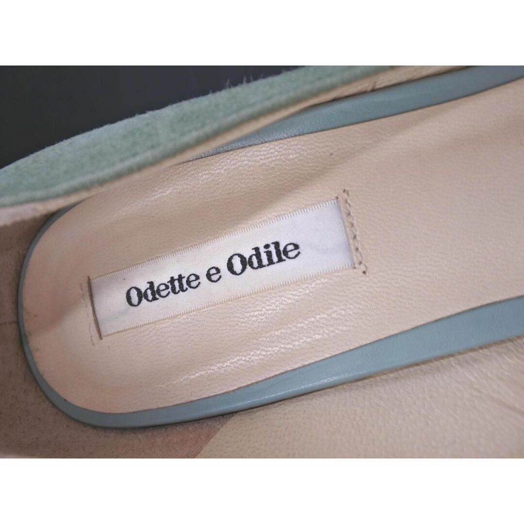 UNITED ARROWS(ユナイテッドアローズ)のOdette e Odile オデットエオディール ユナイテッドアローズ ミドルヒール パンプス size22.5/ミント ■■ レディース レディースの靴/シューズ(ハイヒール/パンプス)の商品写真