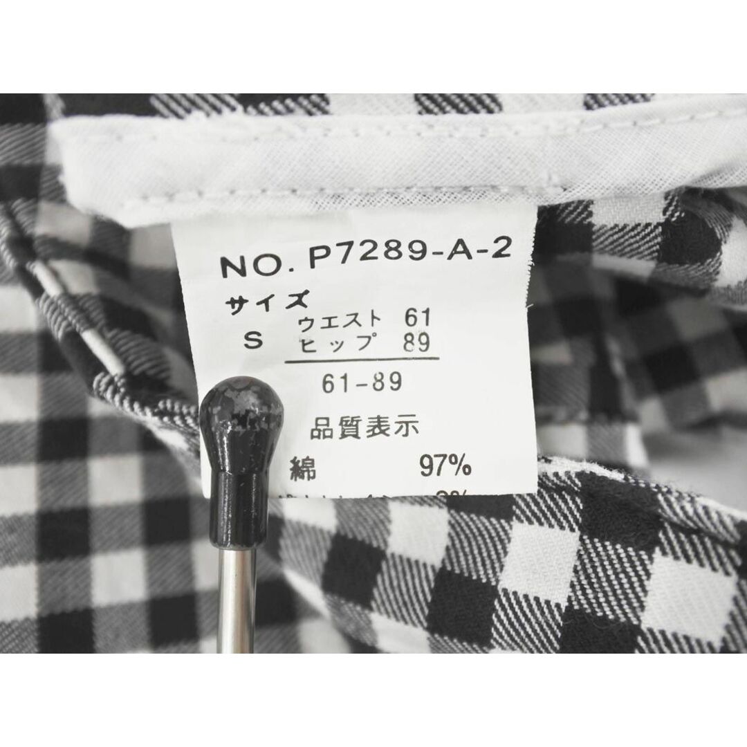 URBAN RESEARCH(アーバンリサーチ)のURBAN RESEARCH アーバンリサーチ ギンガムチェック タイト スカート sizeS/白ｘ黒 ■◇ レディース レディースのスカート(ミニスカート)の商品写真