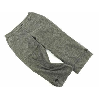 HusHusH ハッシュアッシュ ウール混 クロップド パンツ size3/グレー ◇■ レディース