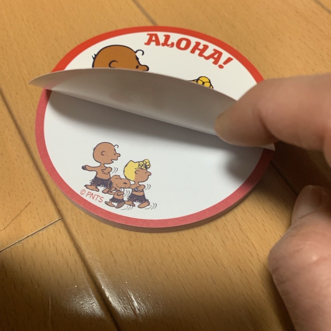 SNOOPY(スヌーピー)の【やぶさん様専用】日焼けSNOOPYポストイット　モニホノルル エンタメ/ホビーのおもちゃ/ぬいぐるみ(キャラクターグッズ)の商品写真