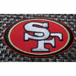 赤小豆NFL新品San Francisco 49ersワッペン◆アメフト■激シブ(各種パーツ)