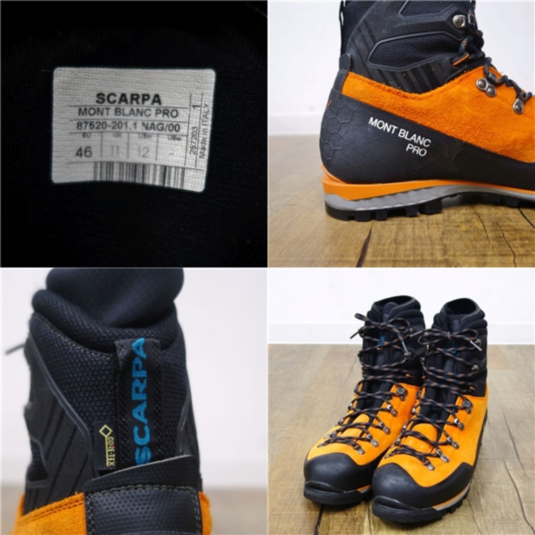 SCARPA - 美品 スカルパ SCARPA MONT BLANC PRO GTX モンブランプロ