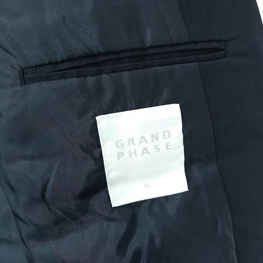 【未使用】[上下セット] グランフェイズ ジャケット パンツ セットアップ GRAND PHASE XL ネイビー メンズ 春夏ファッション小物