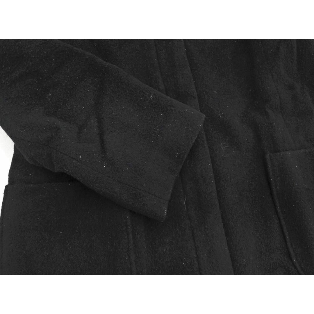 aquagirl(アクアガール)のAG by aquagirl エージーバイアクアガール ウール混 フード コート sizeM/黒 ◆■ レディース レディースのジャケット/アウター(その他)の商品写真